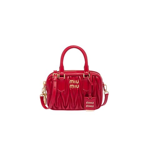 miu miu red handbag|miu handbags official website.